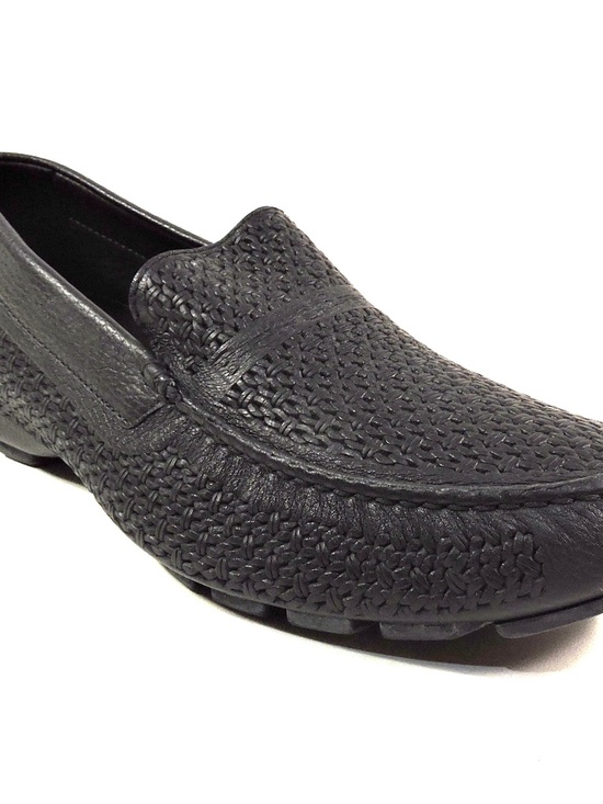 BALDININI ?? MEN\'S BLACK SOFT LEATHER COMFORT SUMMER LOAFERS main image 7